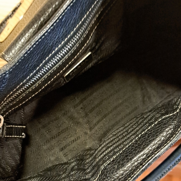 Prada Vitello diano Tessuto Shoulder Bag - Picture 12 of 14